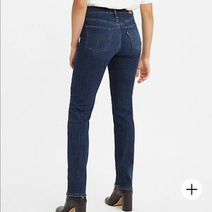 Levi's 314 Shaping Straight Blue Jeans Size 28